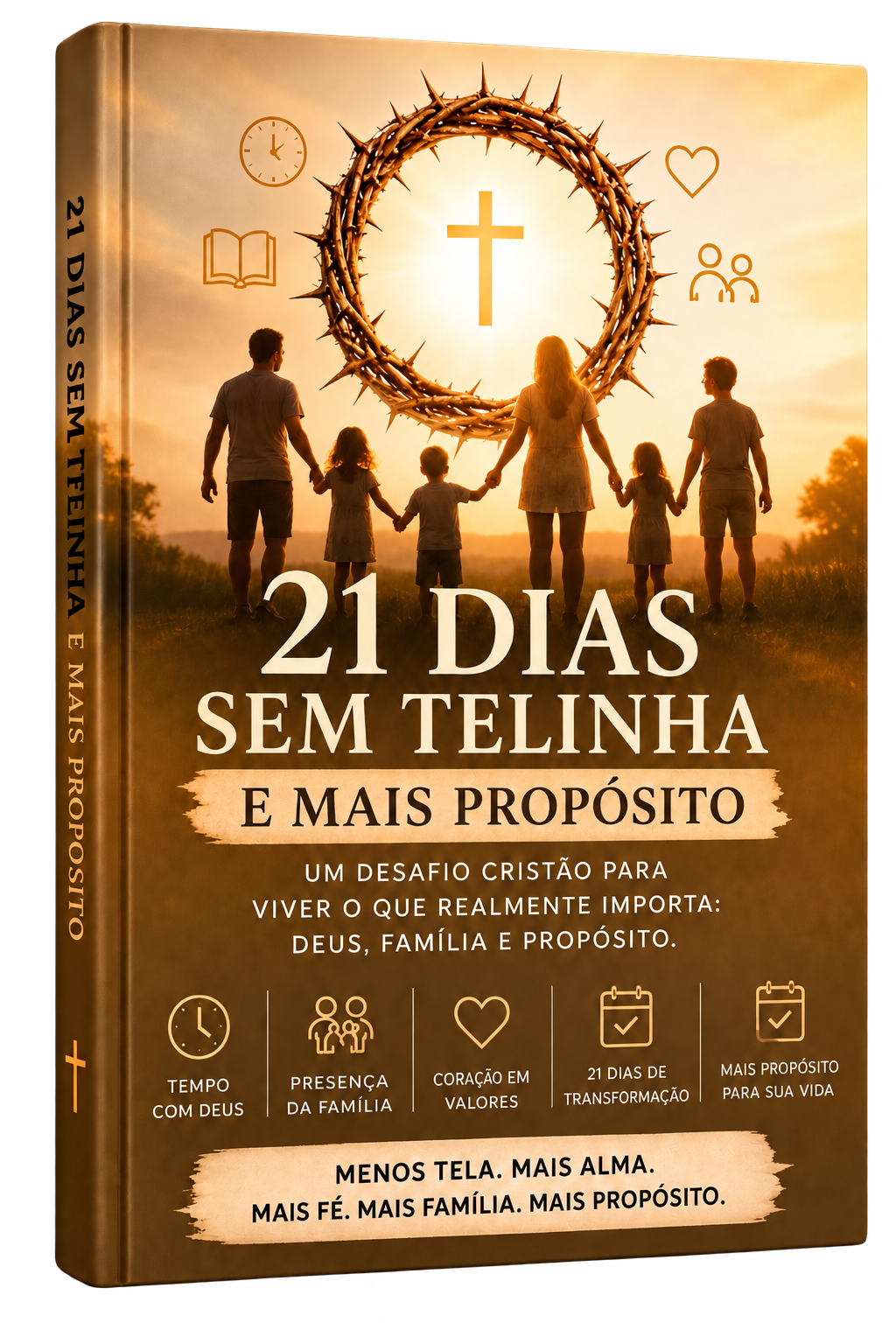 Capa real do guia 21 Dias Sem Telinha e Mais Propósito